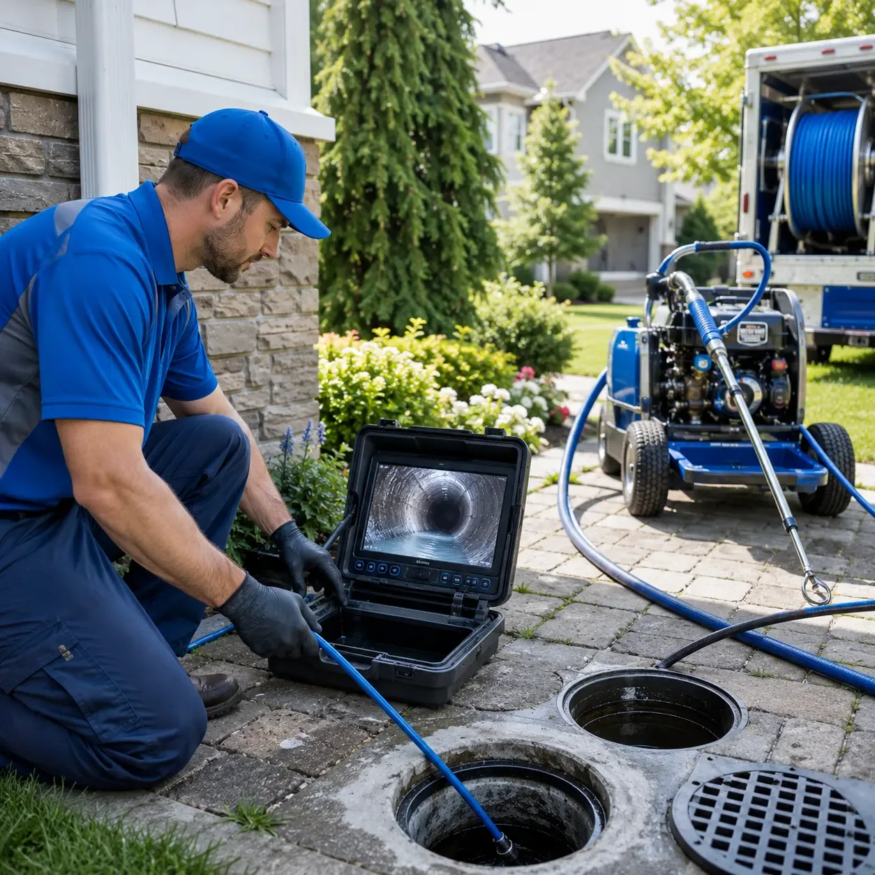 Outdoor drain cleaning professionals serving Elmore, AL